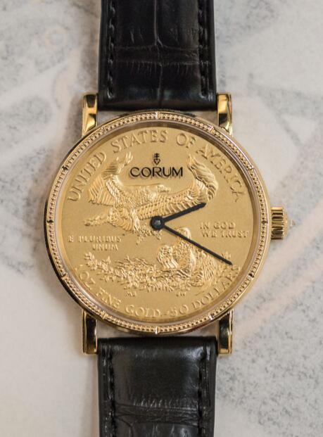 Corum 082.645.56 / 0001 MU52 Coin 50 $ Gold 50th Anniversary Edition C082 / 02481 36mm watch replicas